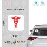 Zaqiz Stickers Doctor Stickers – Durable & Stylish Medical Emblem